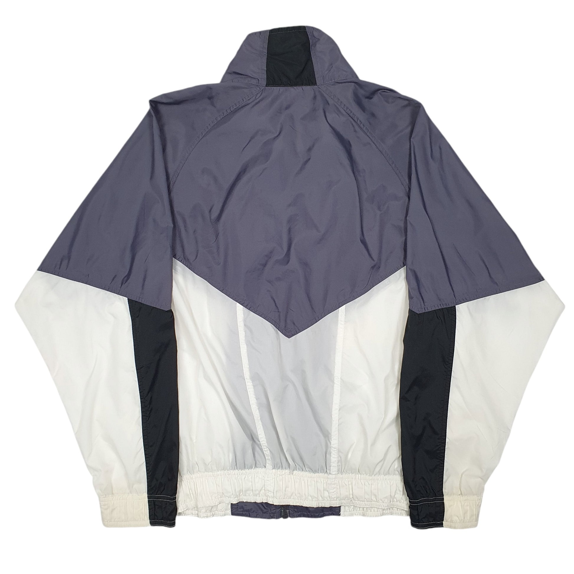 Mens Grey Nike Vintage 80s Shell Suit Top Windrunner  Coat