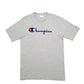 Mens Grey Champion Spellout Short Sleeve T Shirt