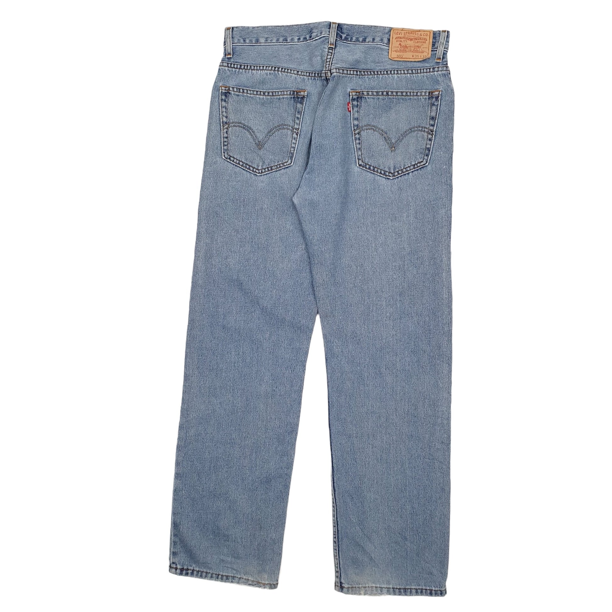 Mens Blue Levis  505 JeansW35 L32