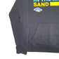 Mens Black Nike Soccer In The Sand Spellout Hoodie Jumper