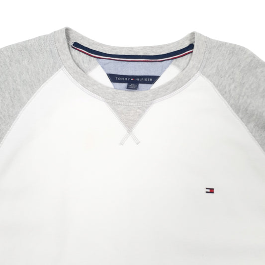 Mens White Tommy Hilfiger  Crewneck Jumper