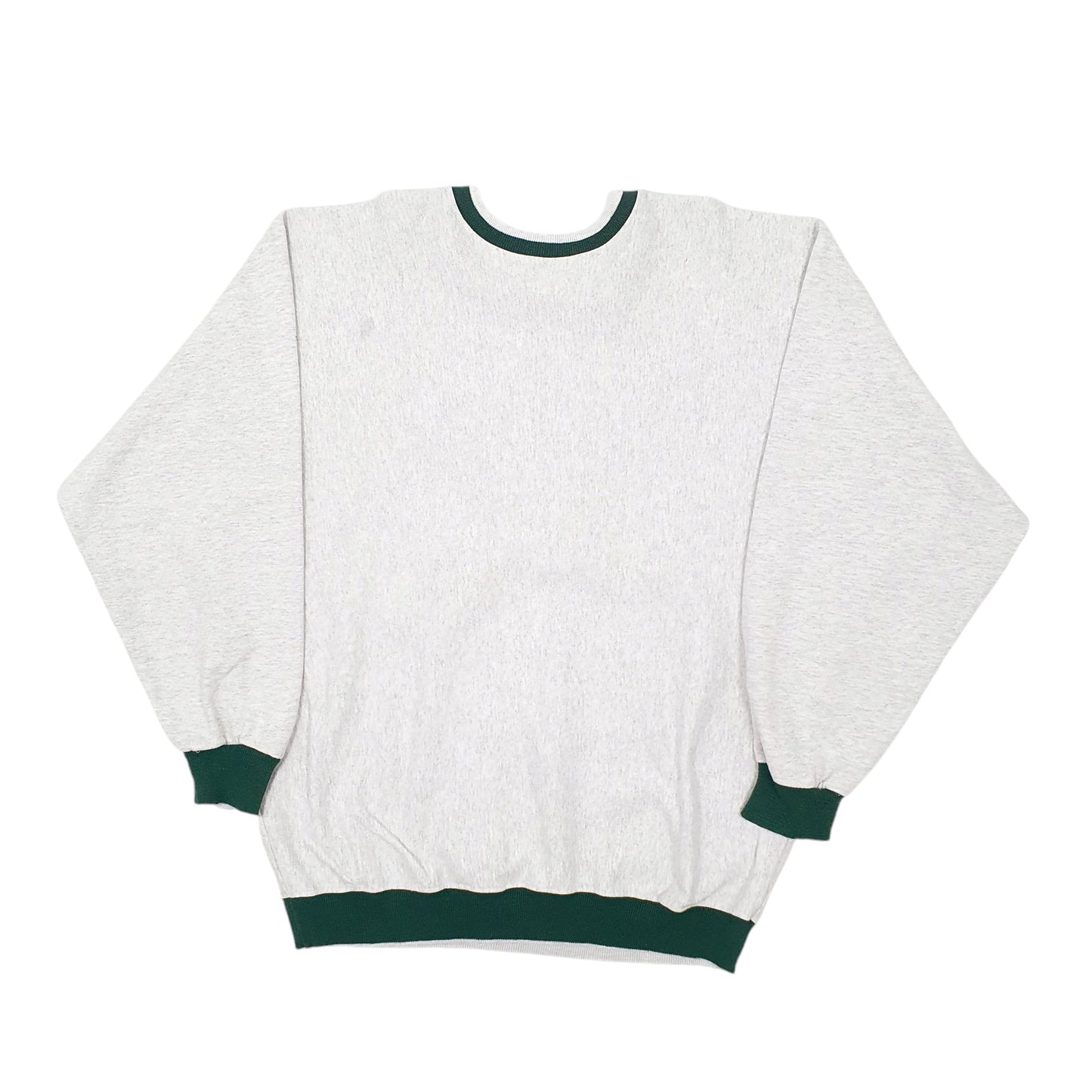 Mens Grey Legends Vintage 1998 90s Green Bay Packers NFL Superbowl Crewnecks Jumper