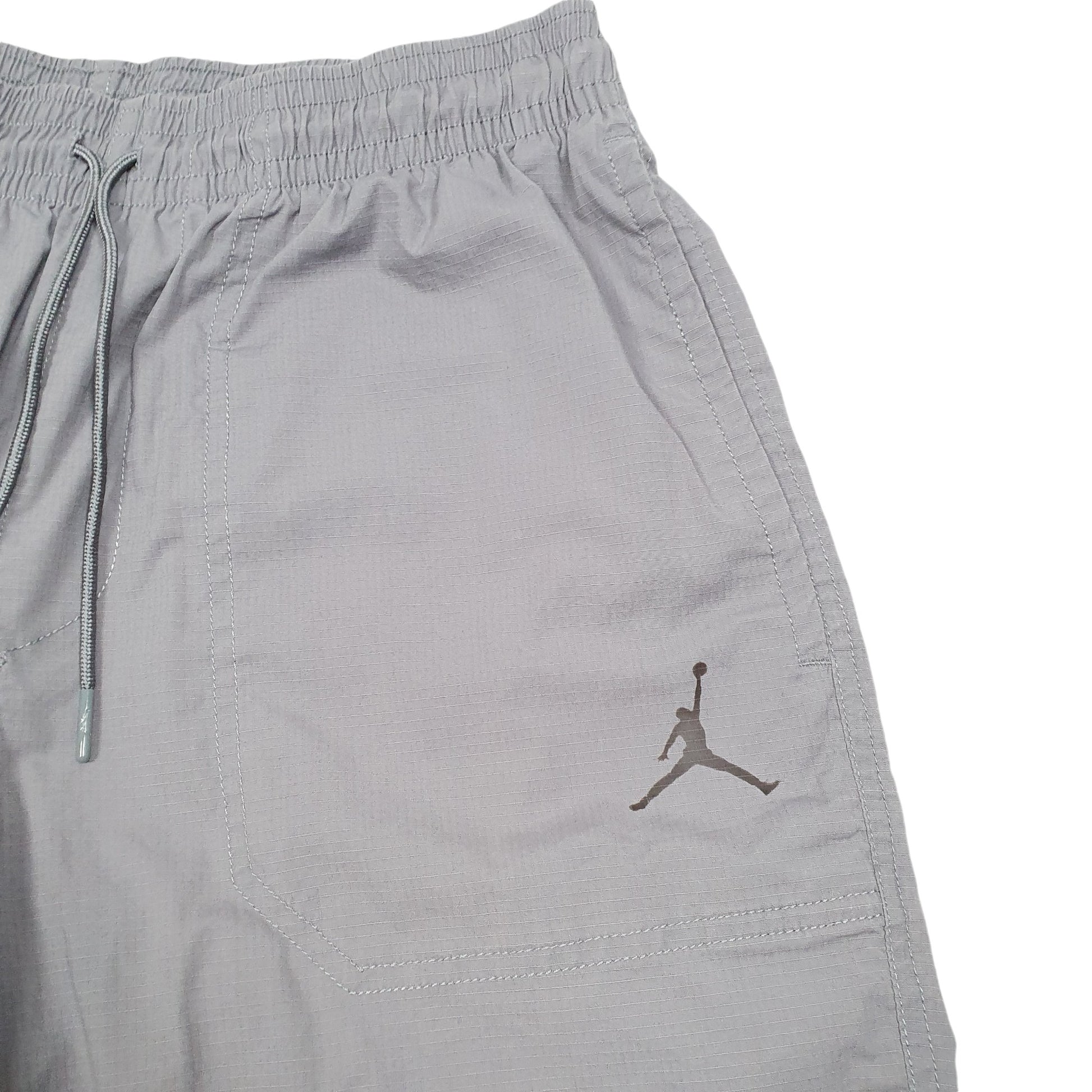 Mens Grey Nike Air Jordan Basketball Active Workout Sport Shorts