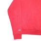 Mens Red Champion Script Hoodie Jumper