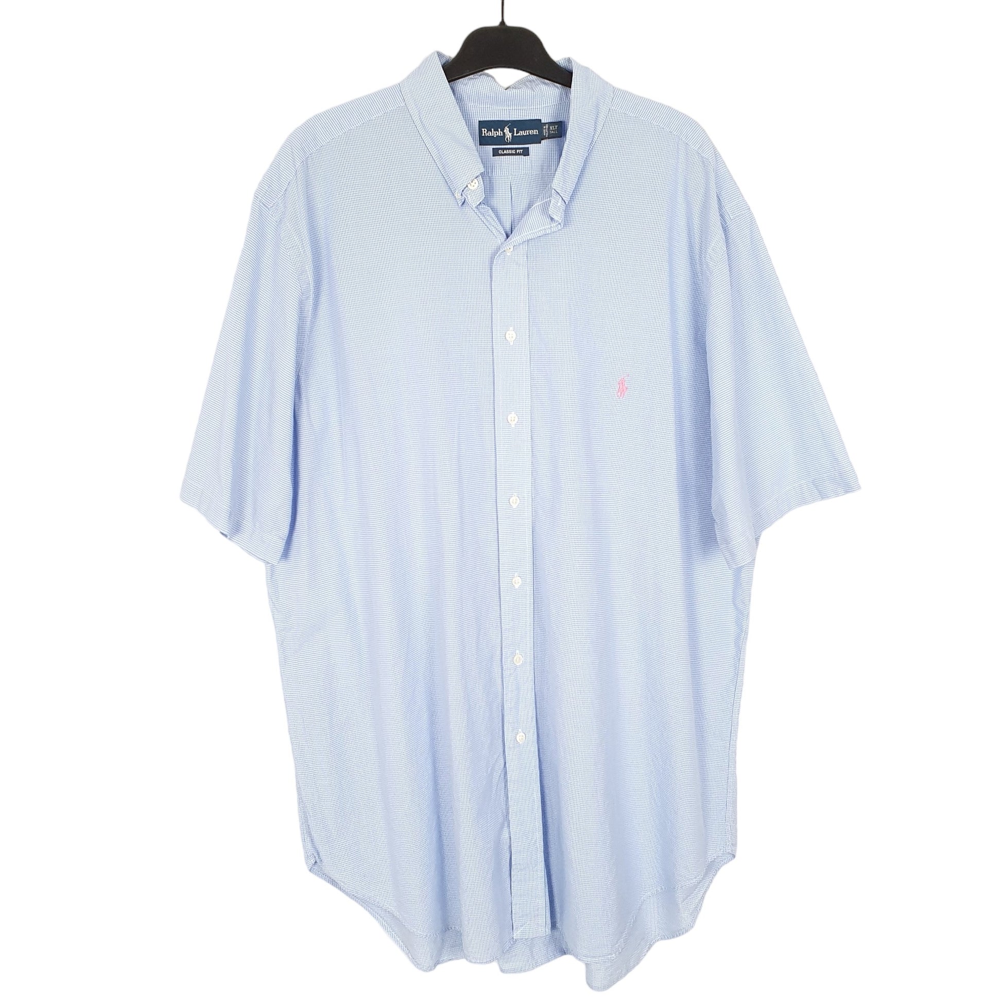 Mens Blue Ralph Lauren  Short Sleeve Shirt