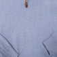 Mens Blue Nautica Knit Quarter Zip Jumper