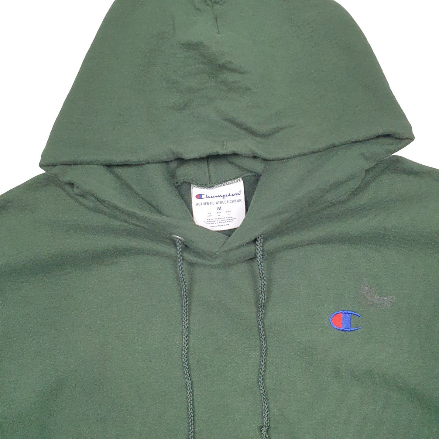 Mens Green Champion  Hoodie Jumper