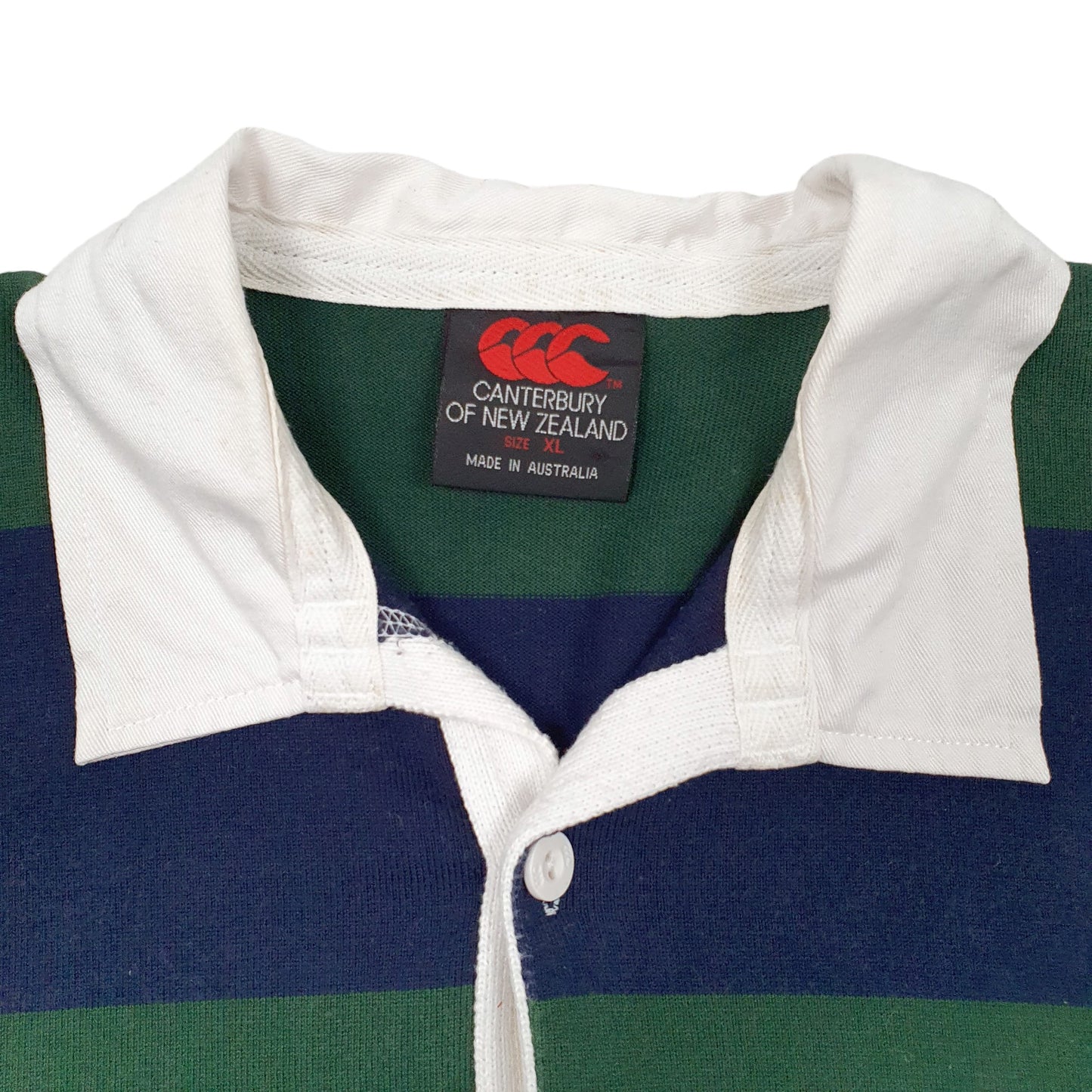 Mens Green Canterbury  Long Sleeve Polo Shirt