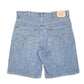 Mens Blue Levis Denim Jeans Jorts 550 Relaxed Baggy Denim Shorts