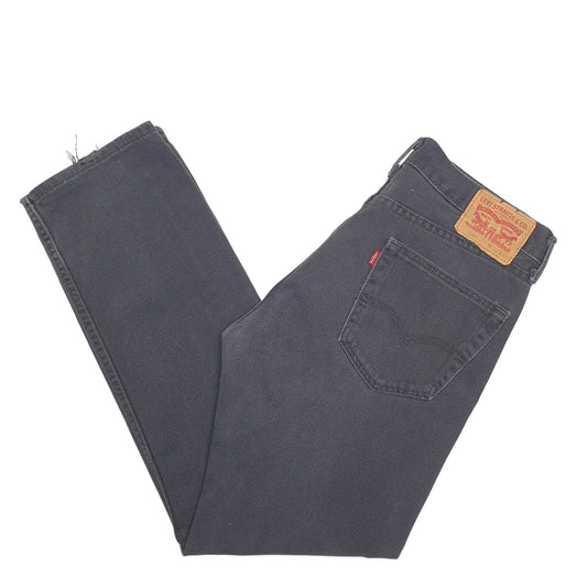 Mens Black Levis  505 JeansW33 L32
