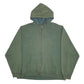 Mens Green Champion  Full Zip Jumper