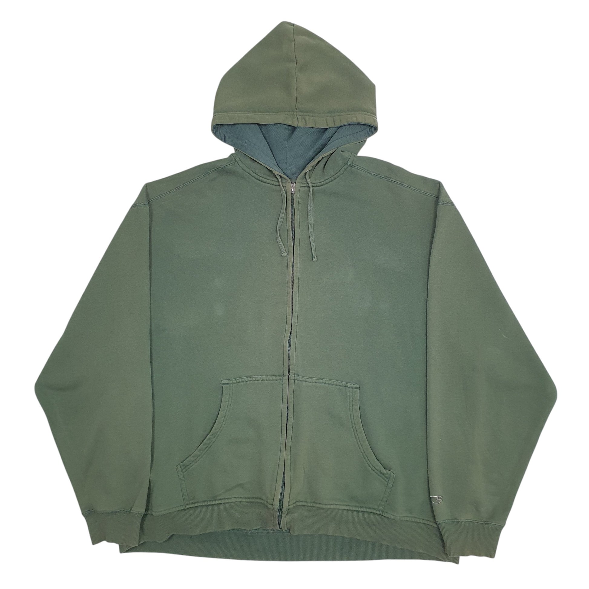 Mens Green Champion  Full Zip Jumper