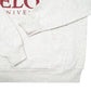 Mens Cream Champion Elon University USA Spellout Hoodie Jumper