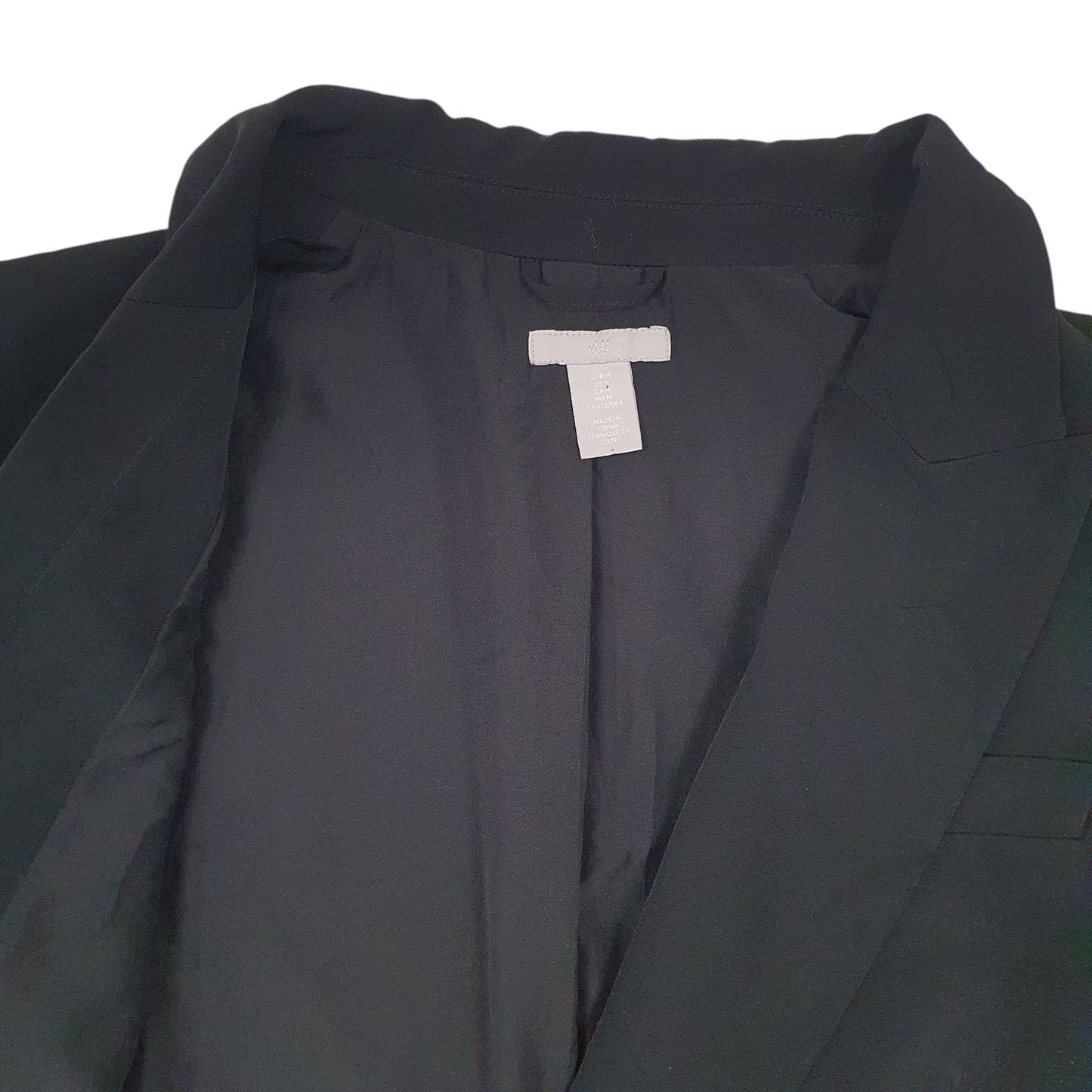 Mens Black H&M  Hoodie Coat