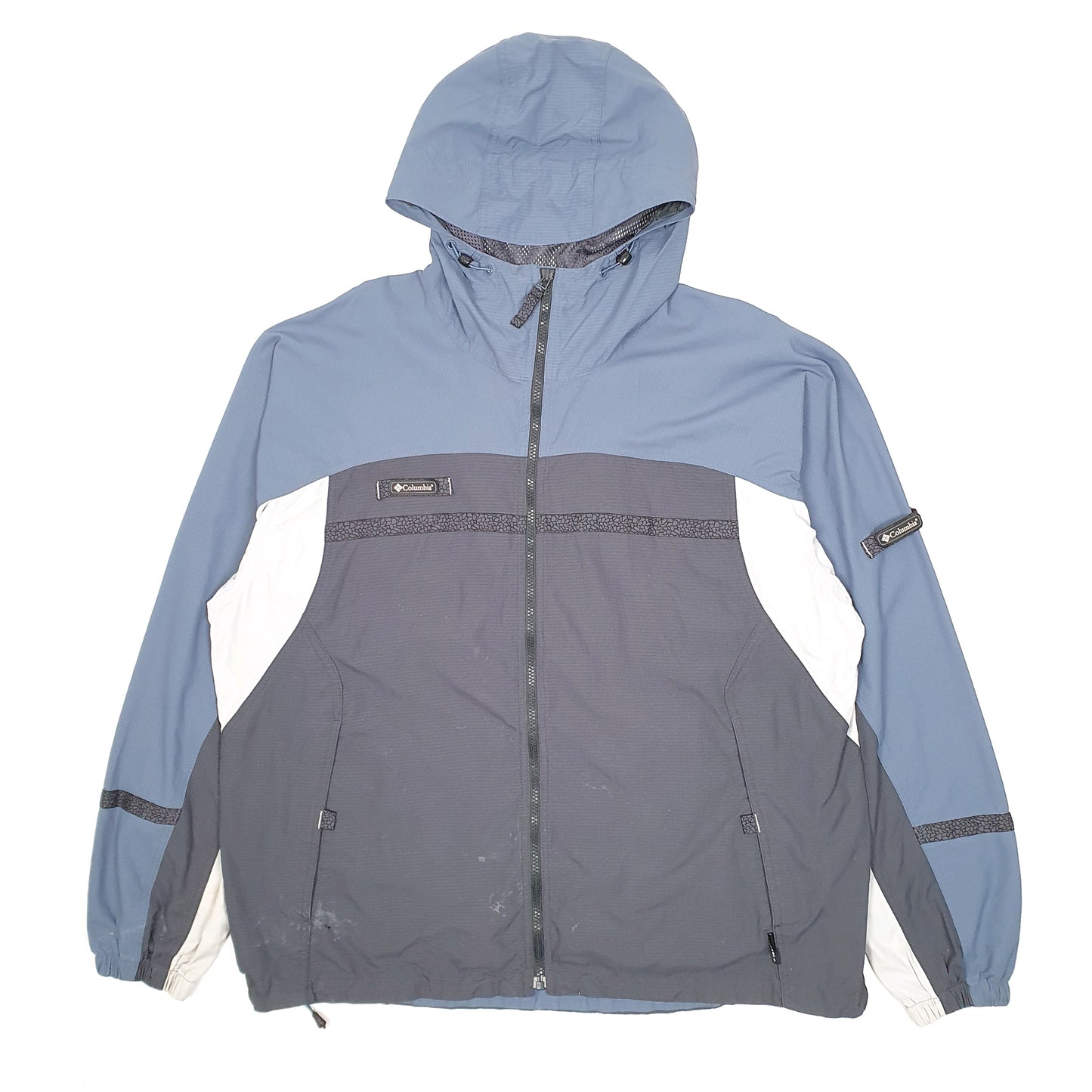Mens Grey Columbia Sportswear Company Hooded  Coat