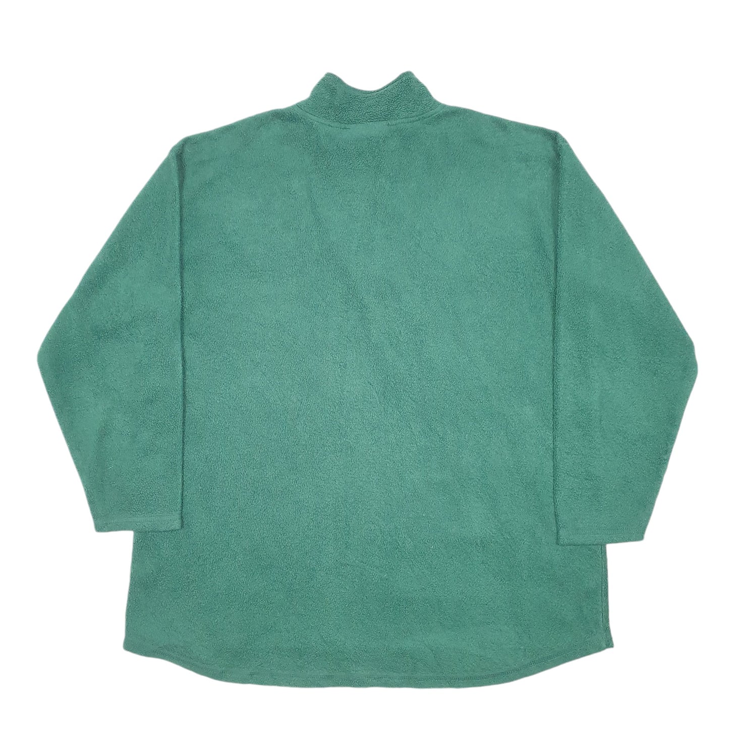 Mens Green Disney Vintage Disneyland Mickey Mouse Quarter Zip Jumper