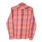 Mens Red Levis Flannel Overshirt Shacket Long Sleeve Shirt