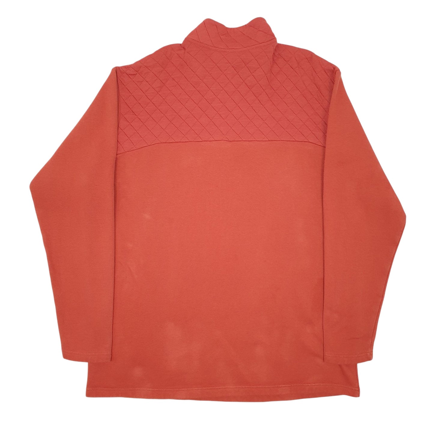 Mens Orange Columbia Sportswear Company Button Up Quarter Zip Jumper