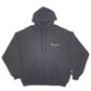 Mens Black Champion Spellout Hoodie Jumper
