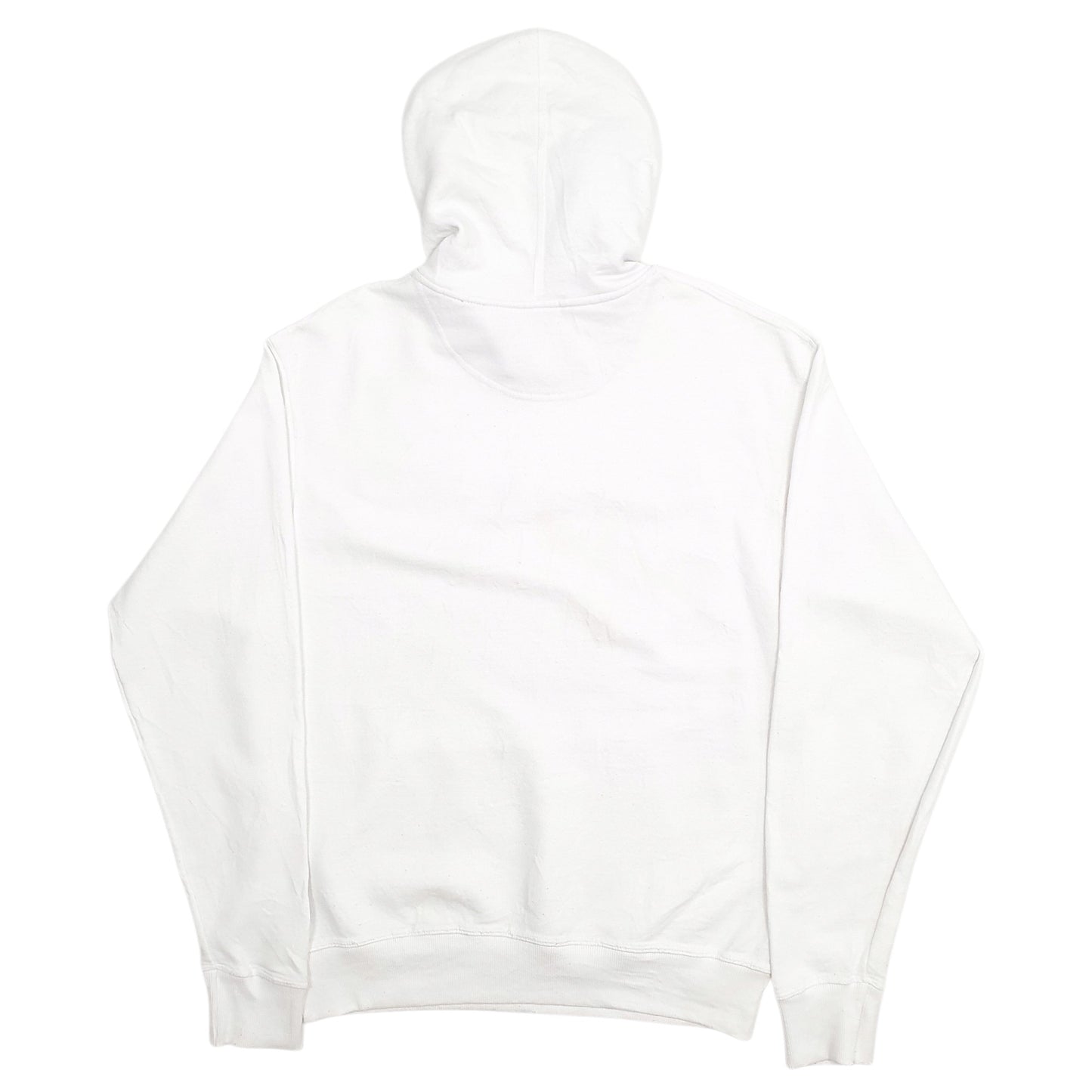 Mens White Champion Spellout Hoodie Jumper
