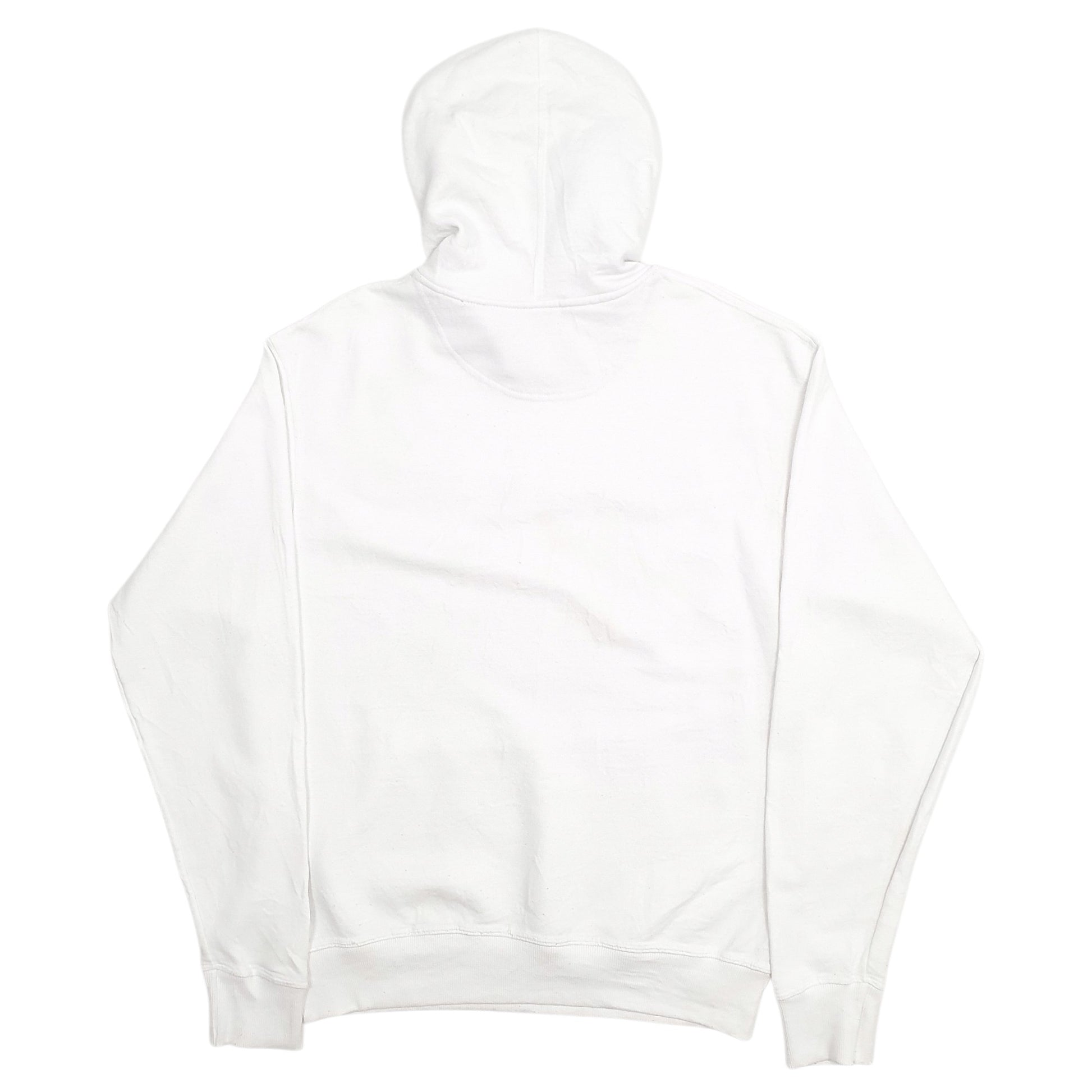 Mens White Champion Spellout Hoodie Jumper
