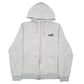 Womens Grey Puma Hoodie Full Zip Jumper