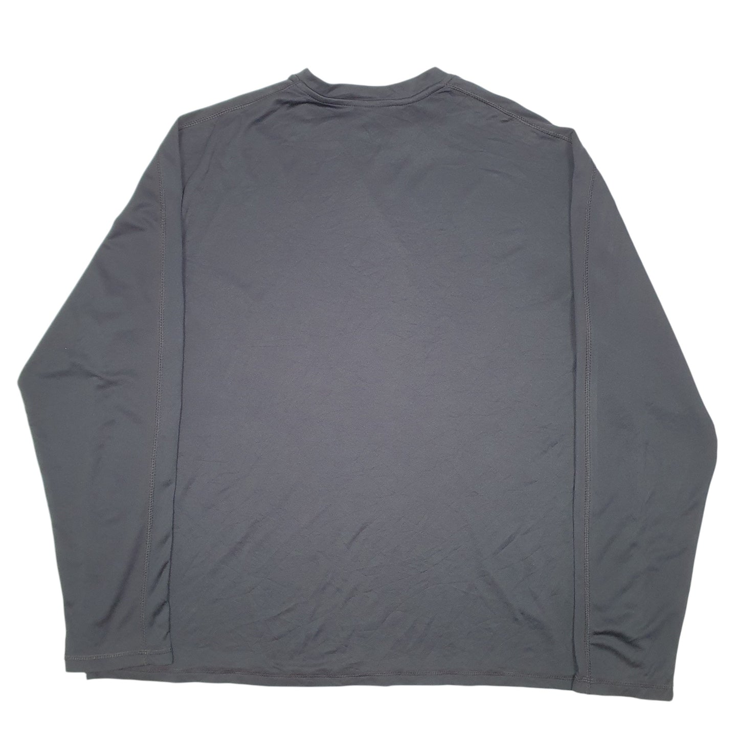 Mens Black Champion Active Workout Gym Running Long Sleeve T Shirt