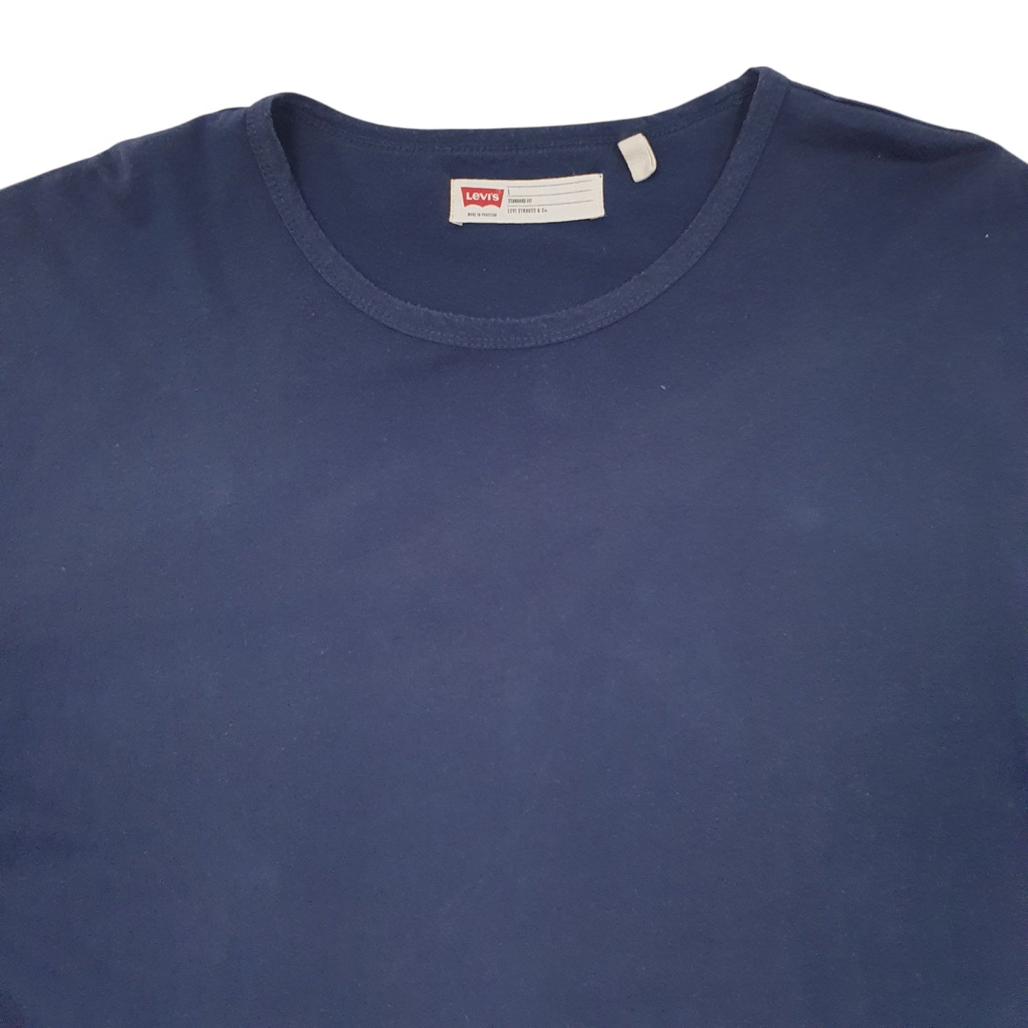 Mens Navy Levis  Short Sleeve T Shirt