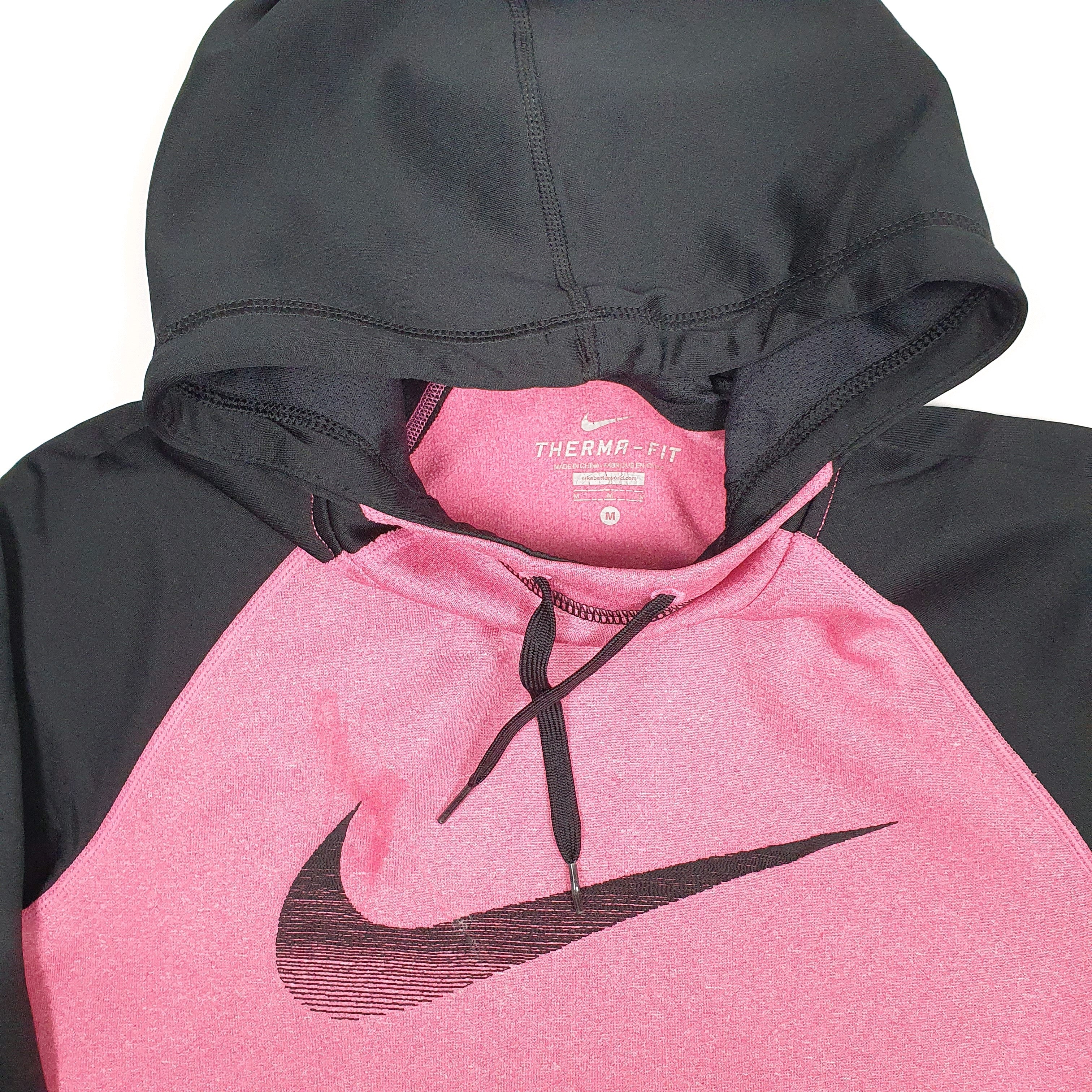 nike therma fit hoodie pink