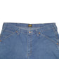 Mens Blue Lee Cut Off Carpenter Shorts