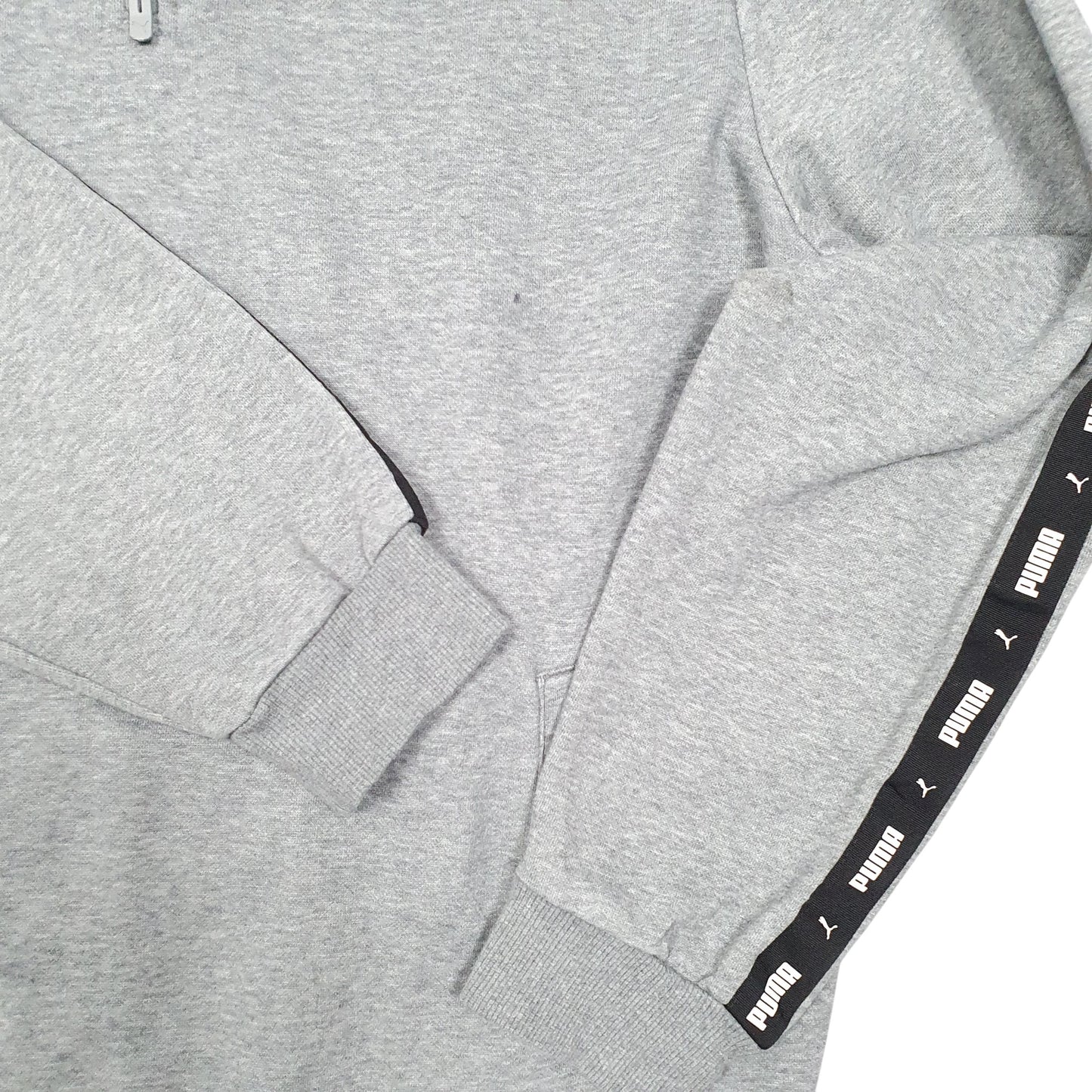 Mens Grey Puma  Quarter Zip Jumper
