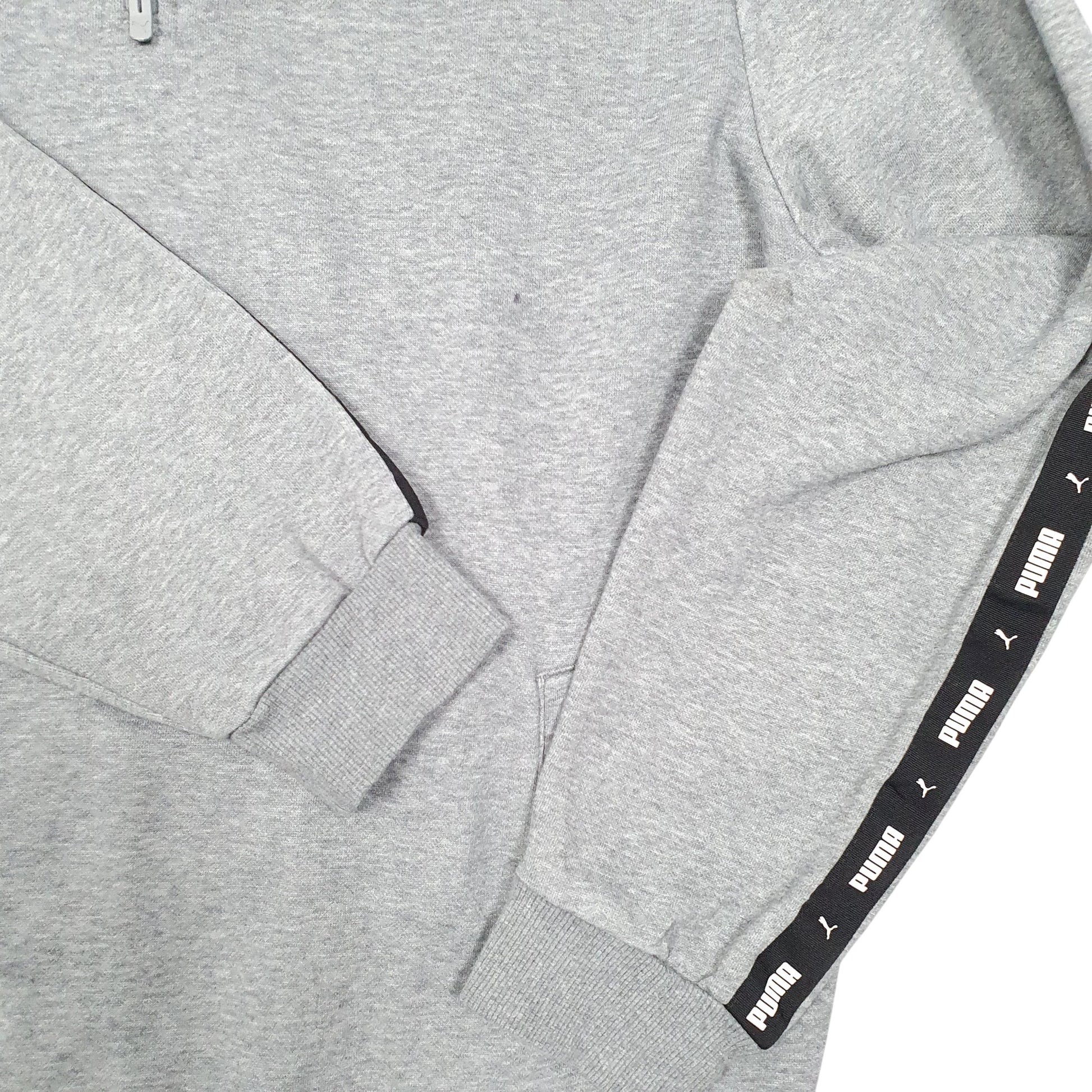 Mens Grey Puma  Quarter Zip Jumper