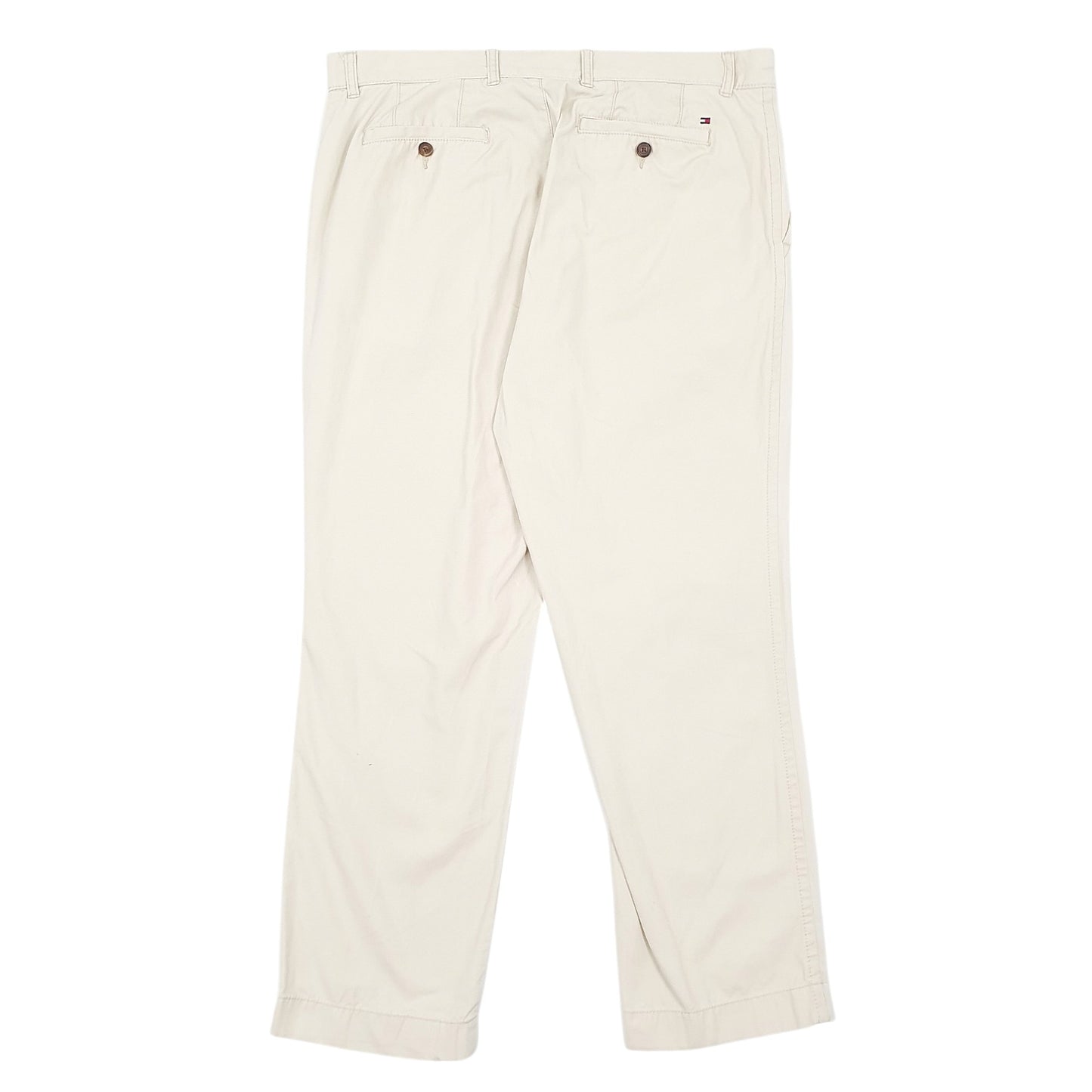 Mens Cream Tommy Hilfiger  Chino Trousers