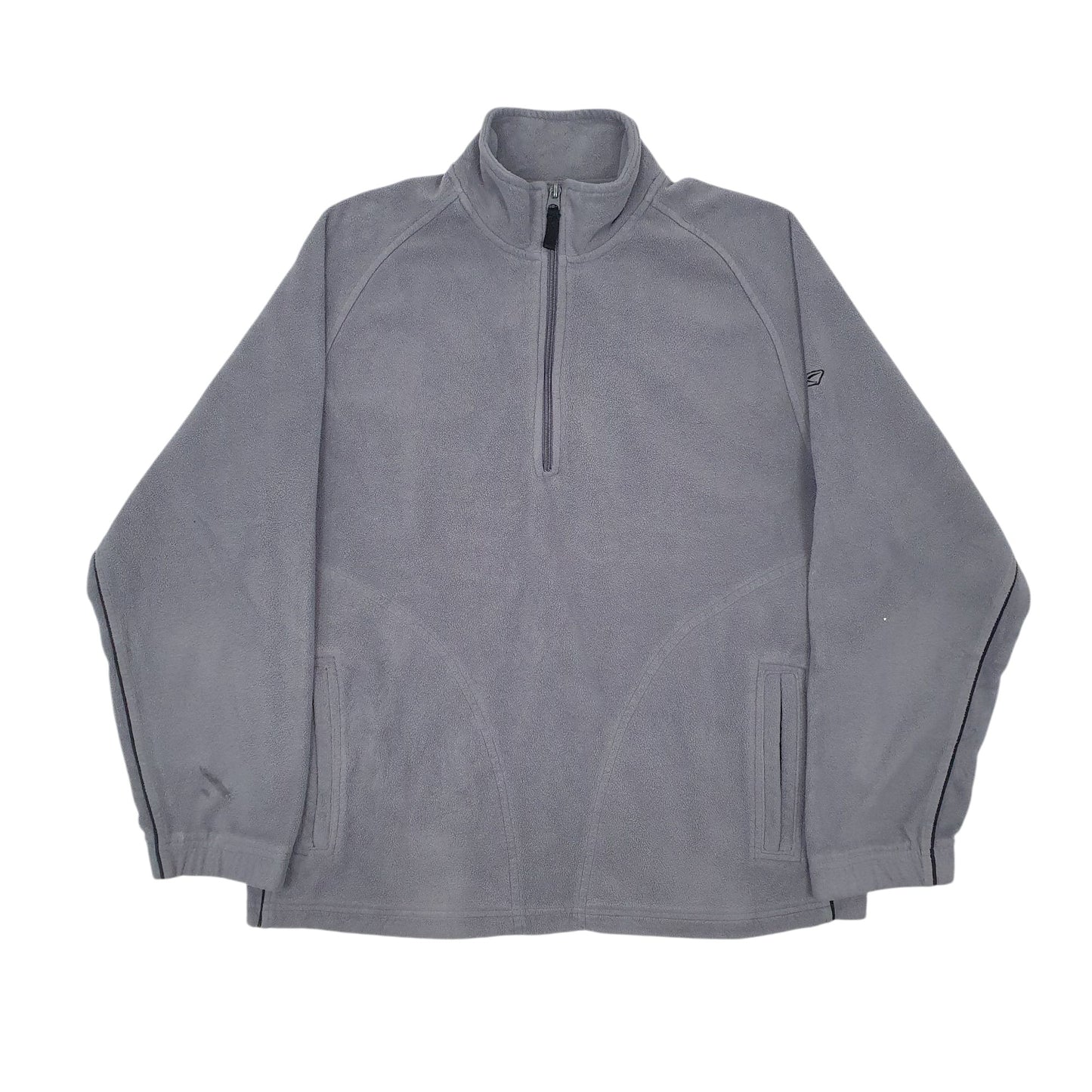 Mens Grey Reebok  Quarter Zip Jumper