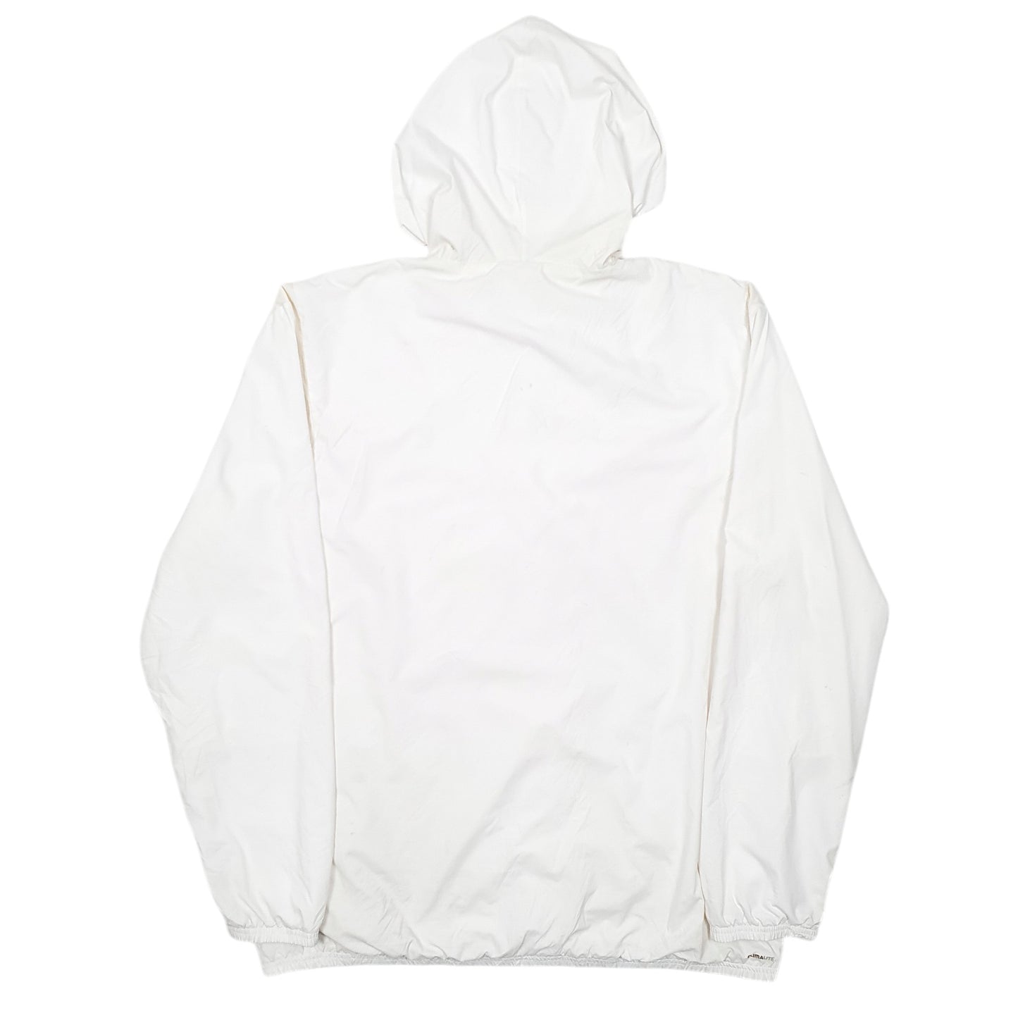 Mens White Adidas Hooded Lightweight Vest Coat