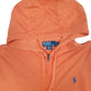 Mens Orange Polo Ralph Lauren Hoodie Full Zip Jumper