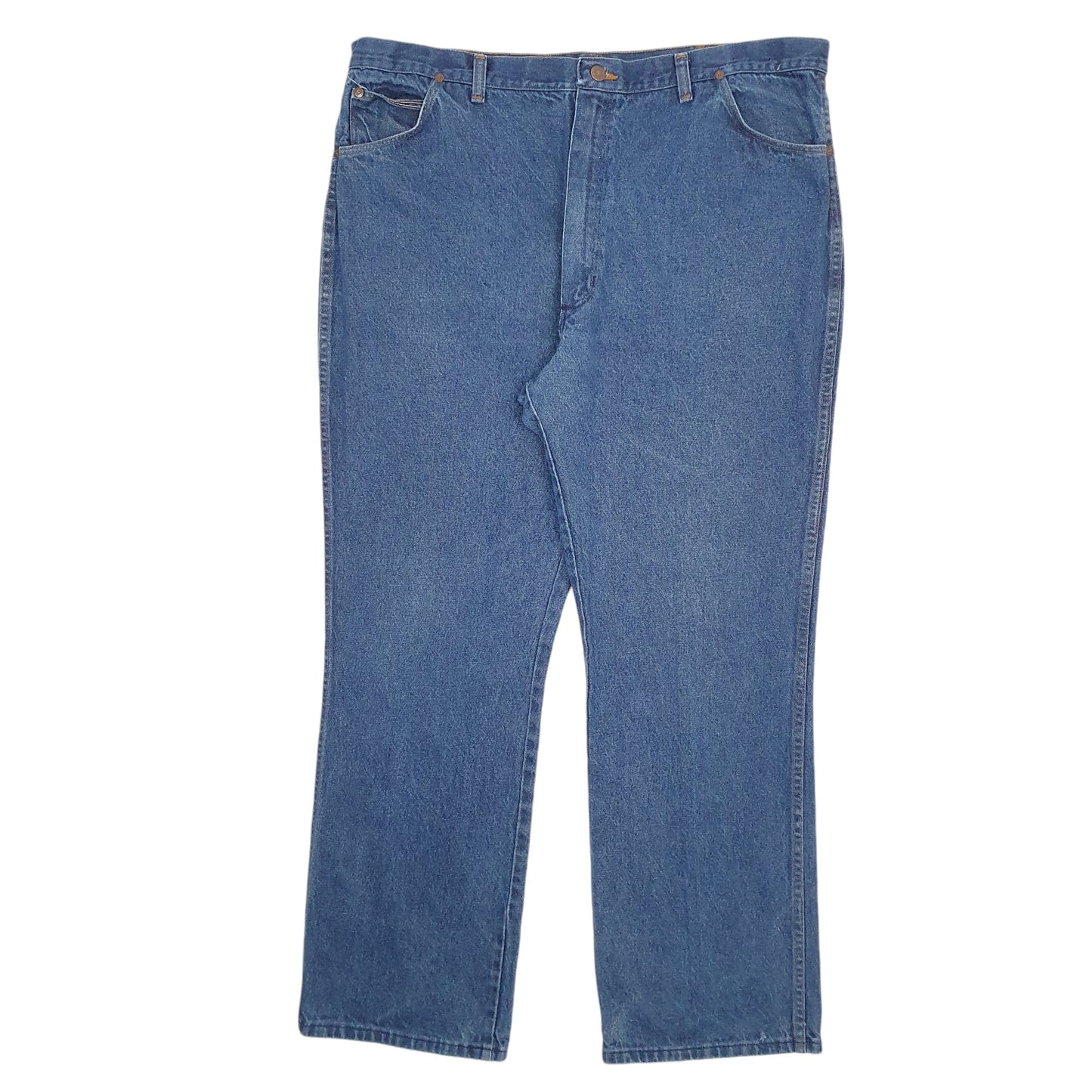 Mens Blue Wrangler Made In USA Vintage 70s 85223PW JeansW42 L32