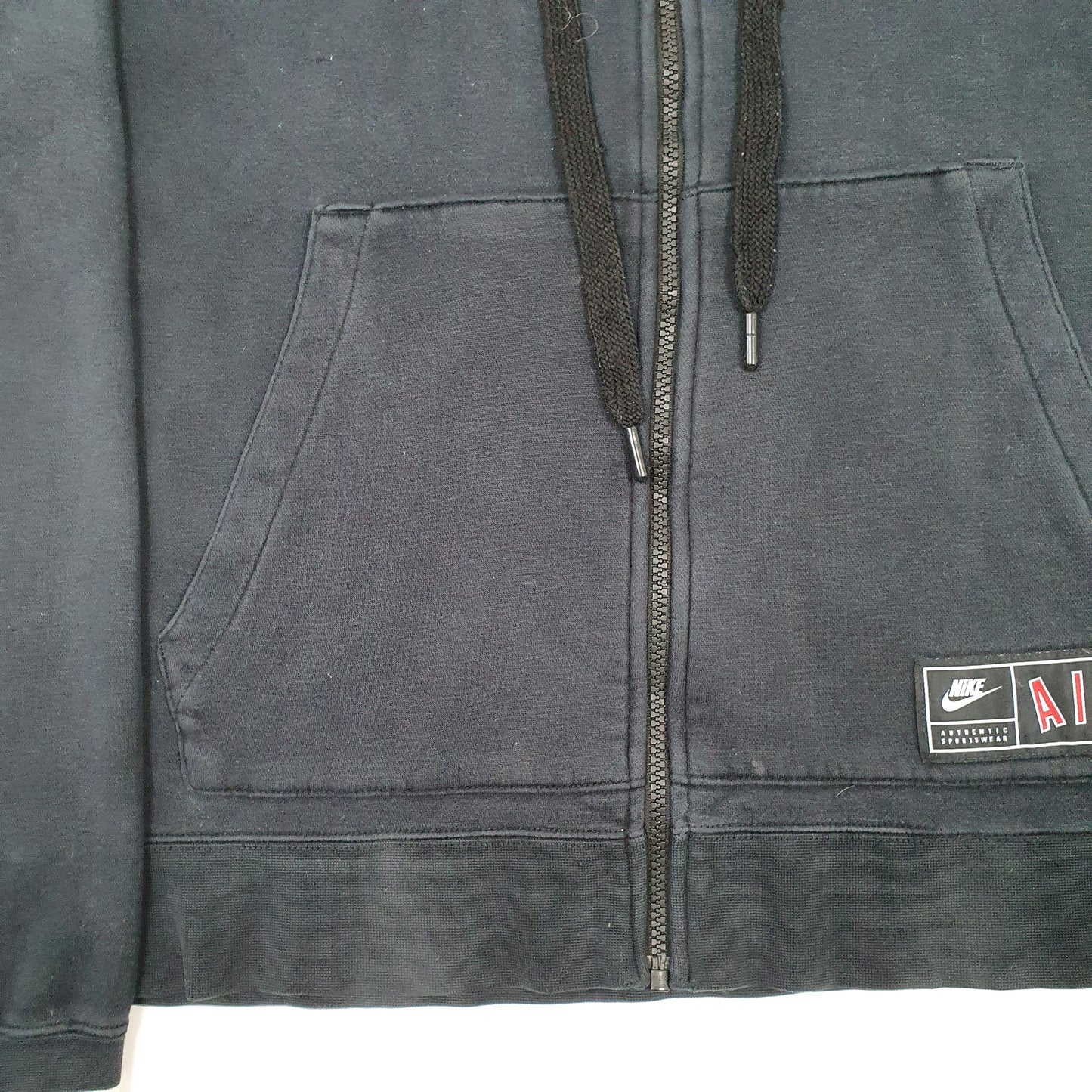 Mens Black Nike Air Hoodie Full Zip Jumper