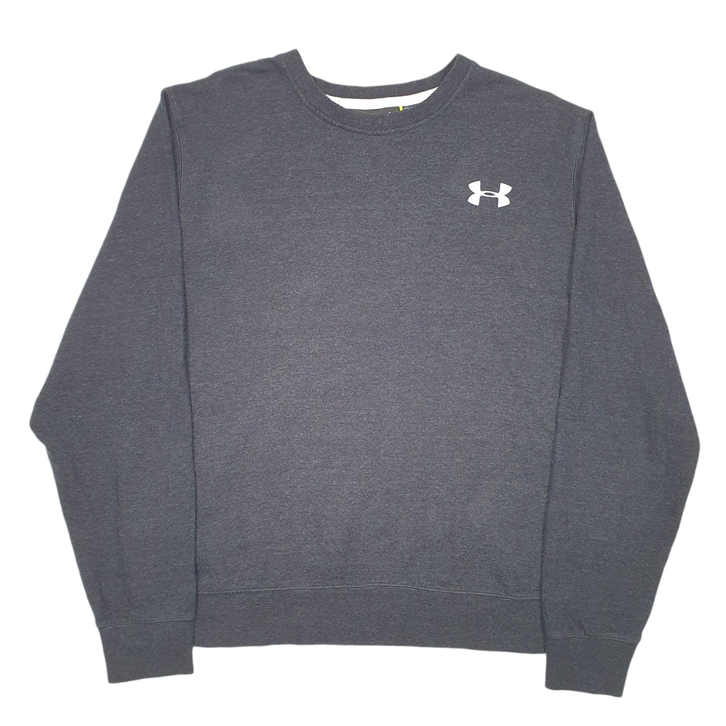 Mens Grey Under Armour  Crewneck Jumper