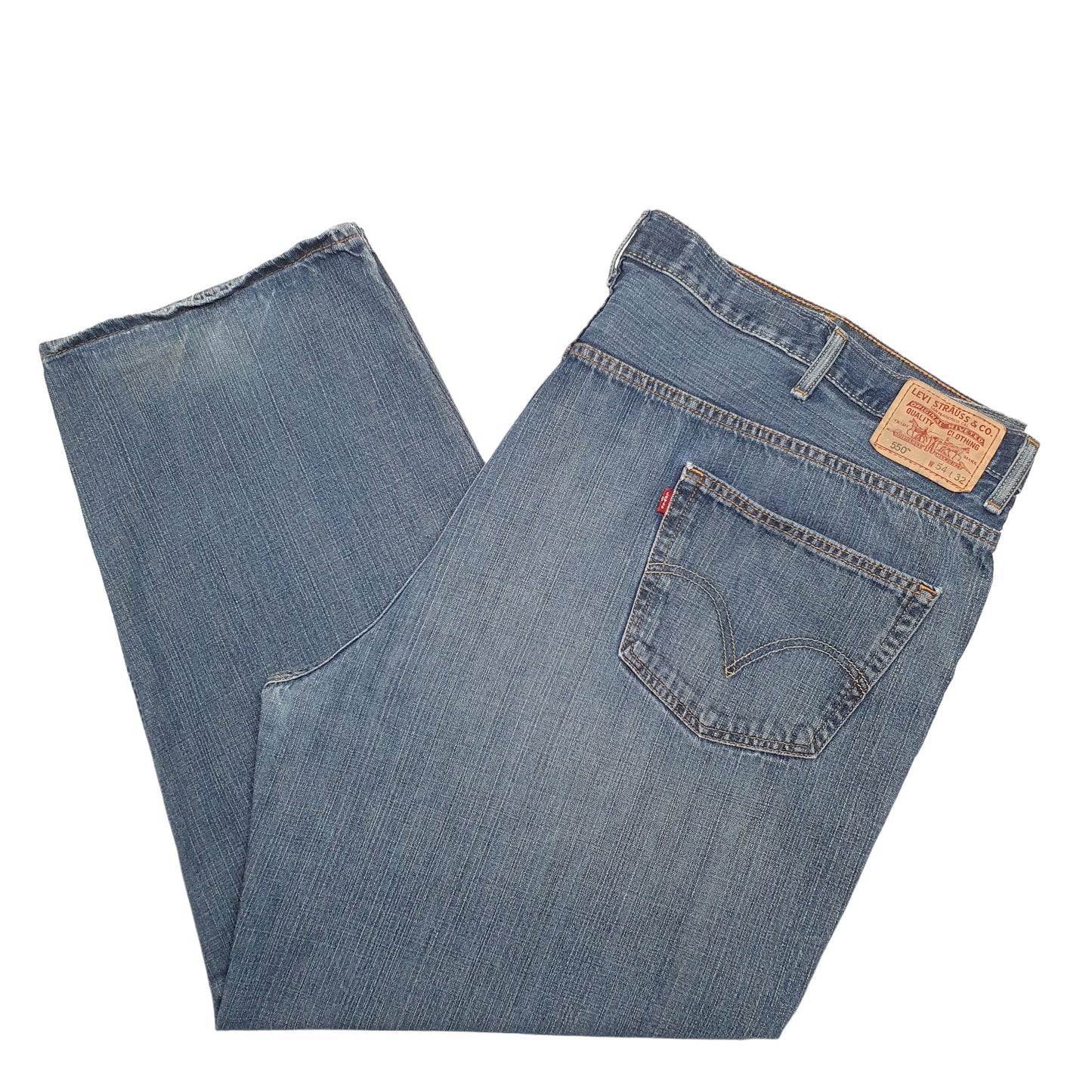 Mens Blue Levis  550 JeansW54 L32