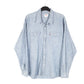 Mens Blue Levis Chambray Work Long Sleeve Shirt