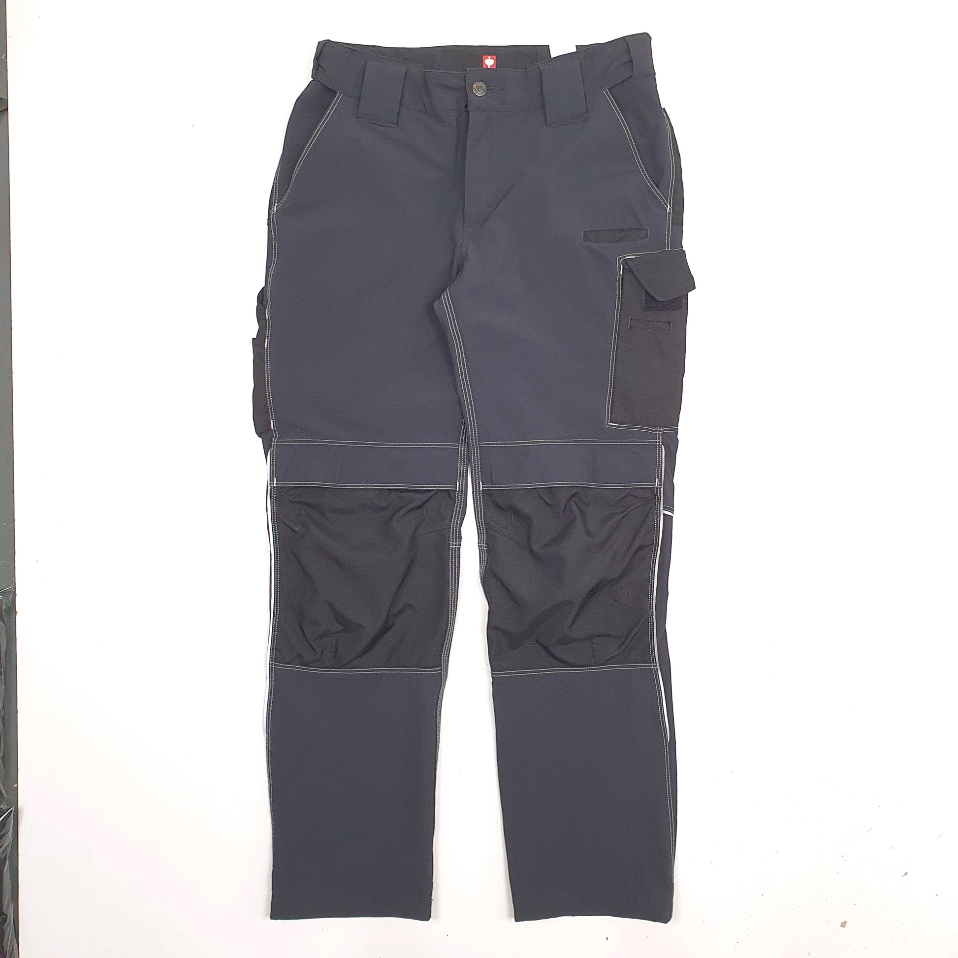 Mens Black Engelbert Steuss  Cargo Trousers