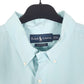 Mens Turquoise Ralph Lauren Oxford Long Sleeve Shirt