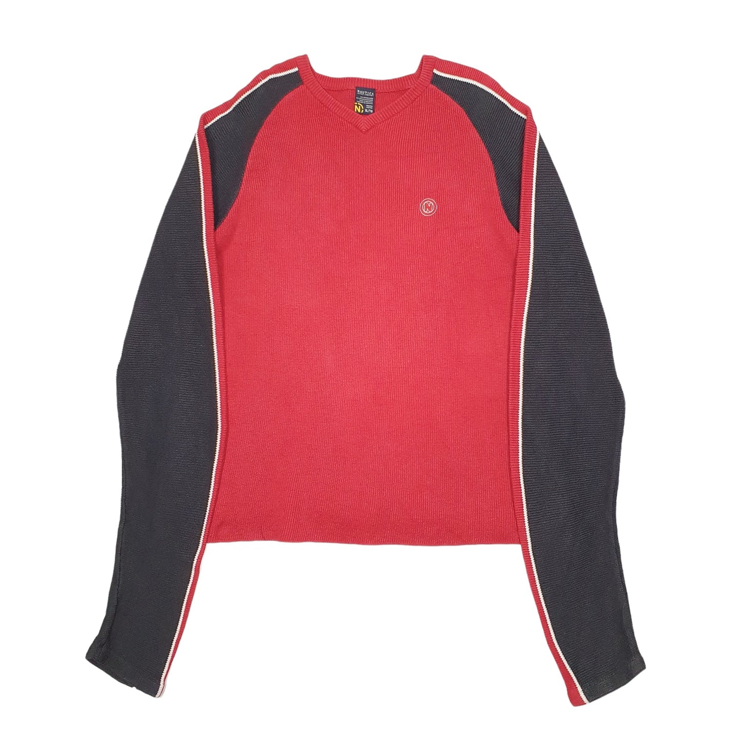 Mens Red Nautica  Crewneck Jumper