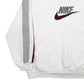 Mens White Nike Airbrush Hoodie Jumper