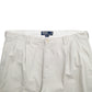 Mens Cream Polo Ralph Lauren Hammond Pant Double Pleated Vintage 2000's Chino Trousers