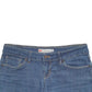 Womens Blue Levis Shorty Short Denim Shorts