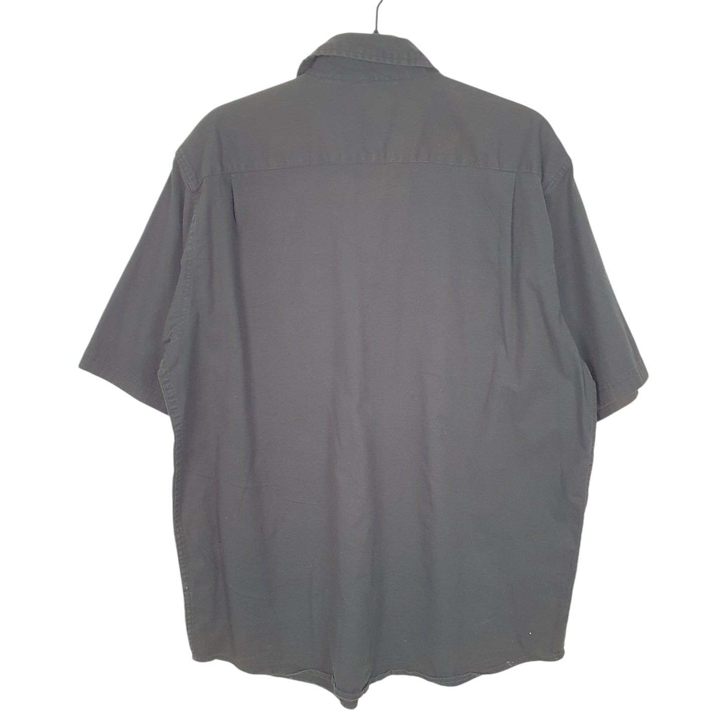 Mens Black Wrangler Flex Comfort Short Sleeve Shirt