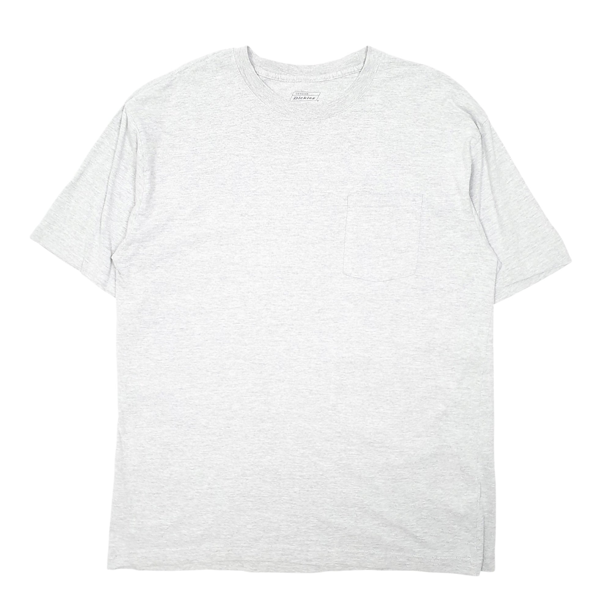 Mens Grey Dickies Pocket Workwear Short Sleeve T Shirt