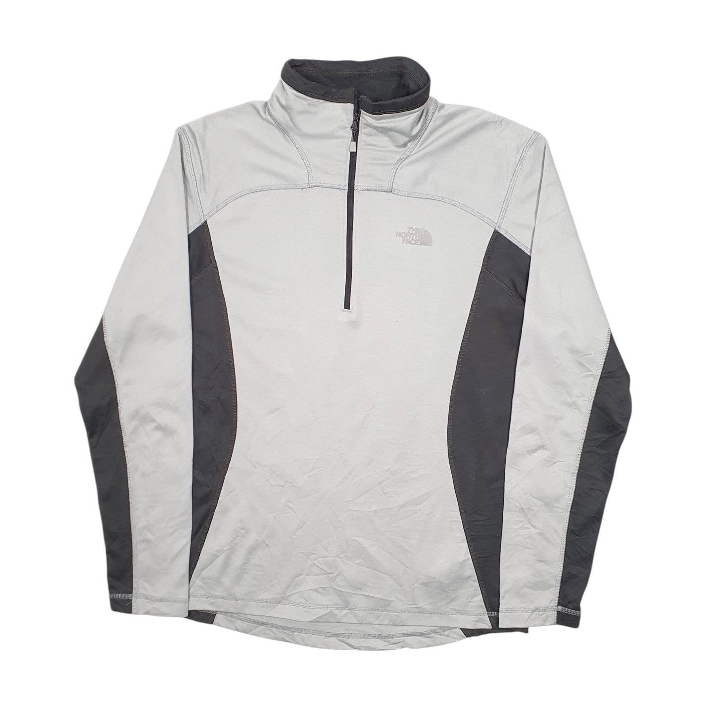 Mens Grey The North Face  Quarter Zip Jumper